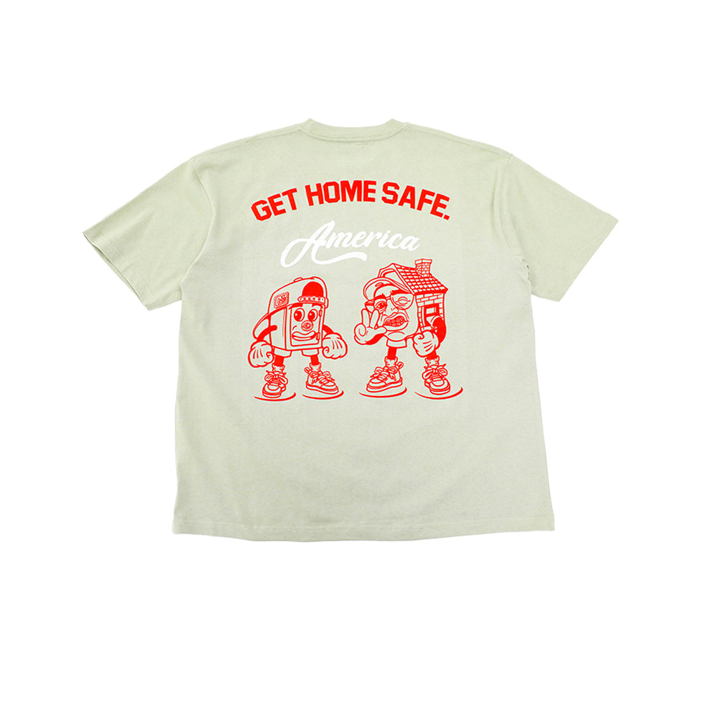 GHSA Big Homie & Lil Safe Tee (Red, White & Sage)