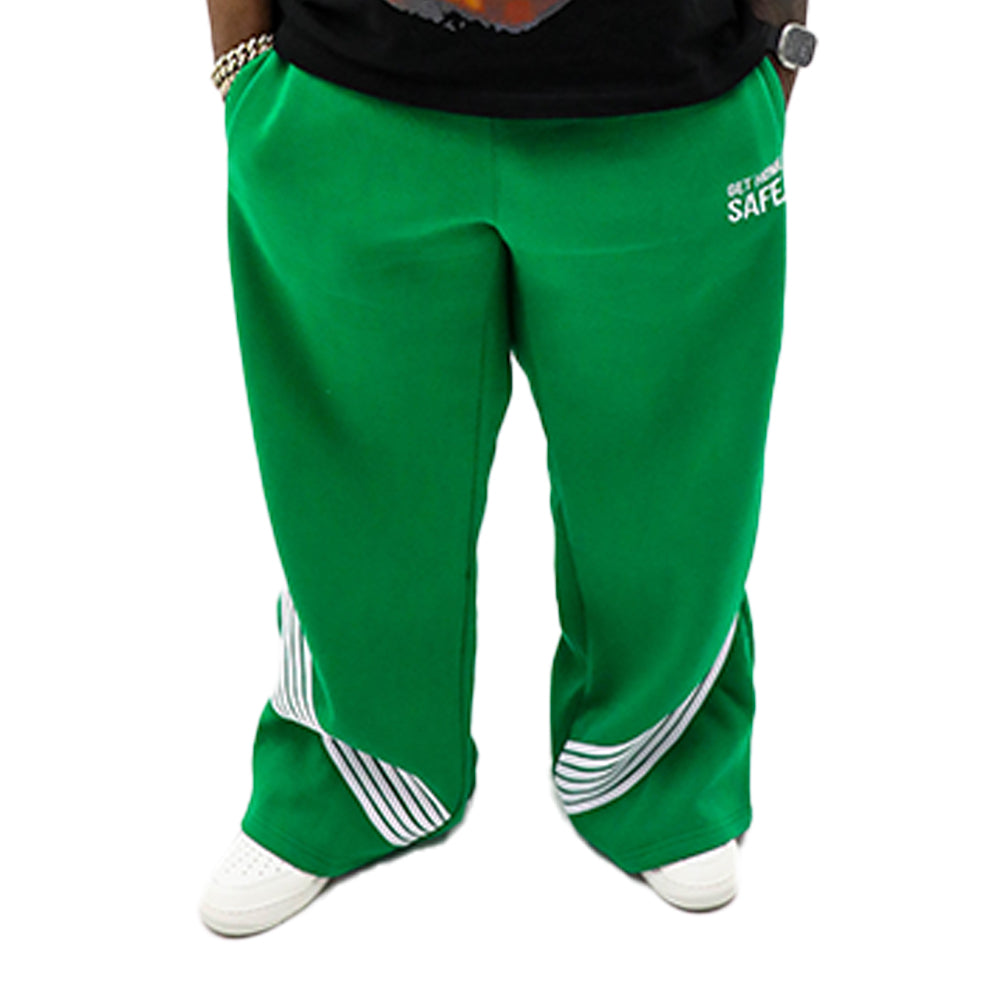 Get Home Safe Embroidered Wide-leg Sweatpants