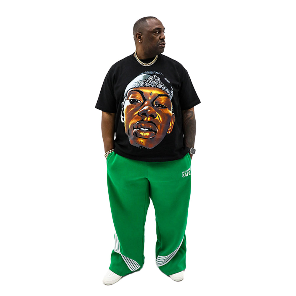Get Home Safe Embroidered Wide-leg Sweatpants