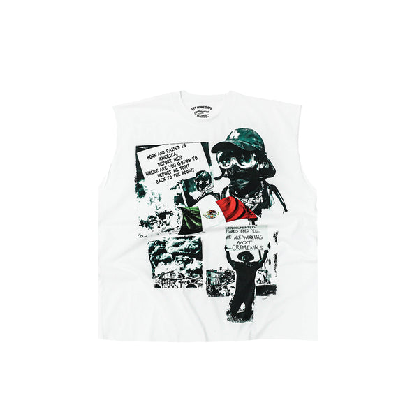Workers not Criminals sleevess Tee